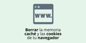 Guía para borrar la memoria caché y las cookies de tu navegador