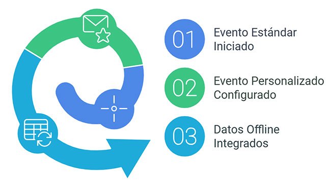 Principales eventos y etiquetado en el pixel de seguimiento