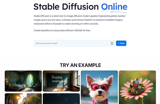 Stable Diffusion online mejores IA para crear imágenes gratis