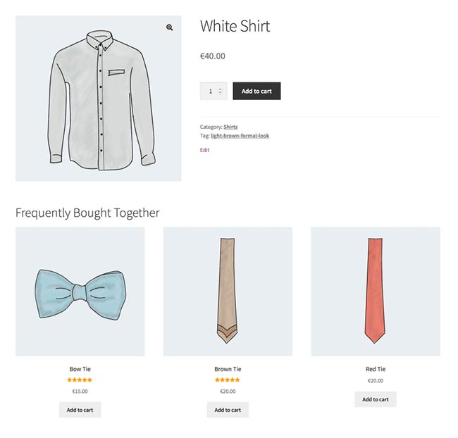 woocommerce product reconmmendations